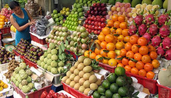 tropical fruits in Vietnam